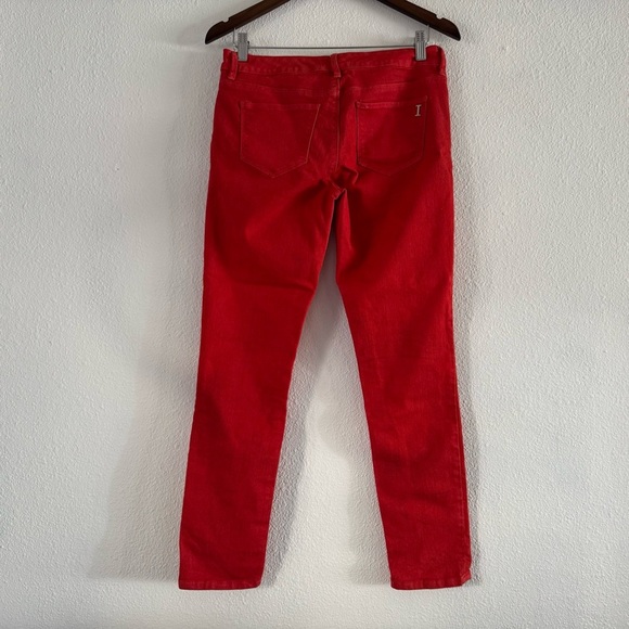 Isaac Mizrahi X Chevy Malibu Limited Edition Designer Jeans Sz 6 Red Malibu EUC - Picture 10 of 11
